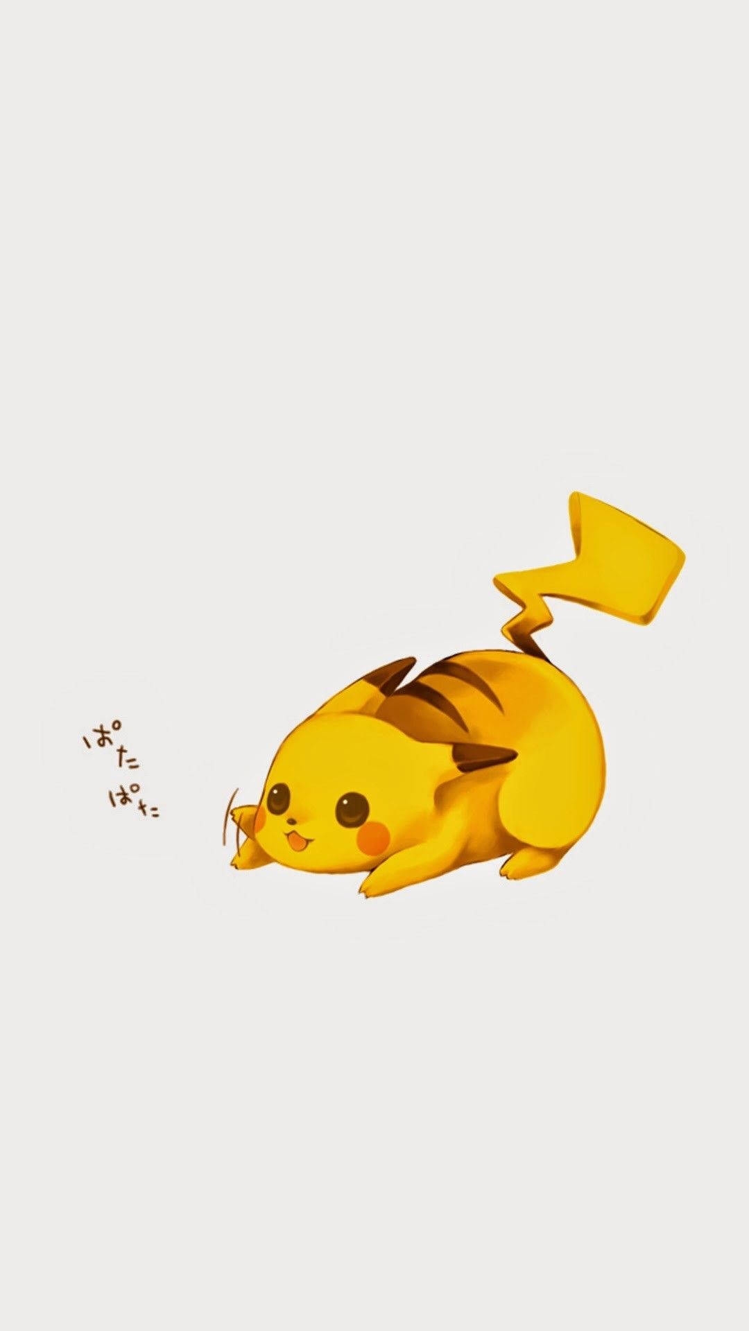 Patting Pikachu Iphone Wallpaper