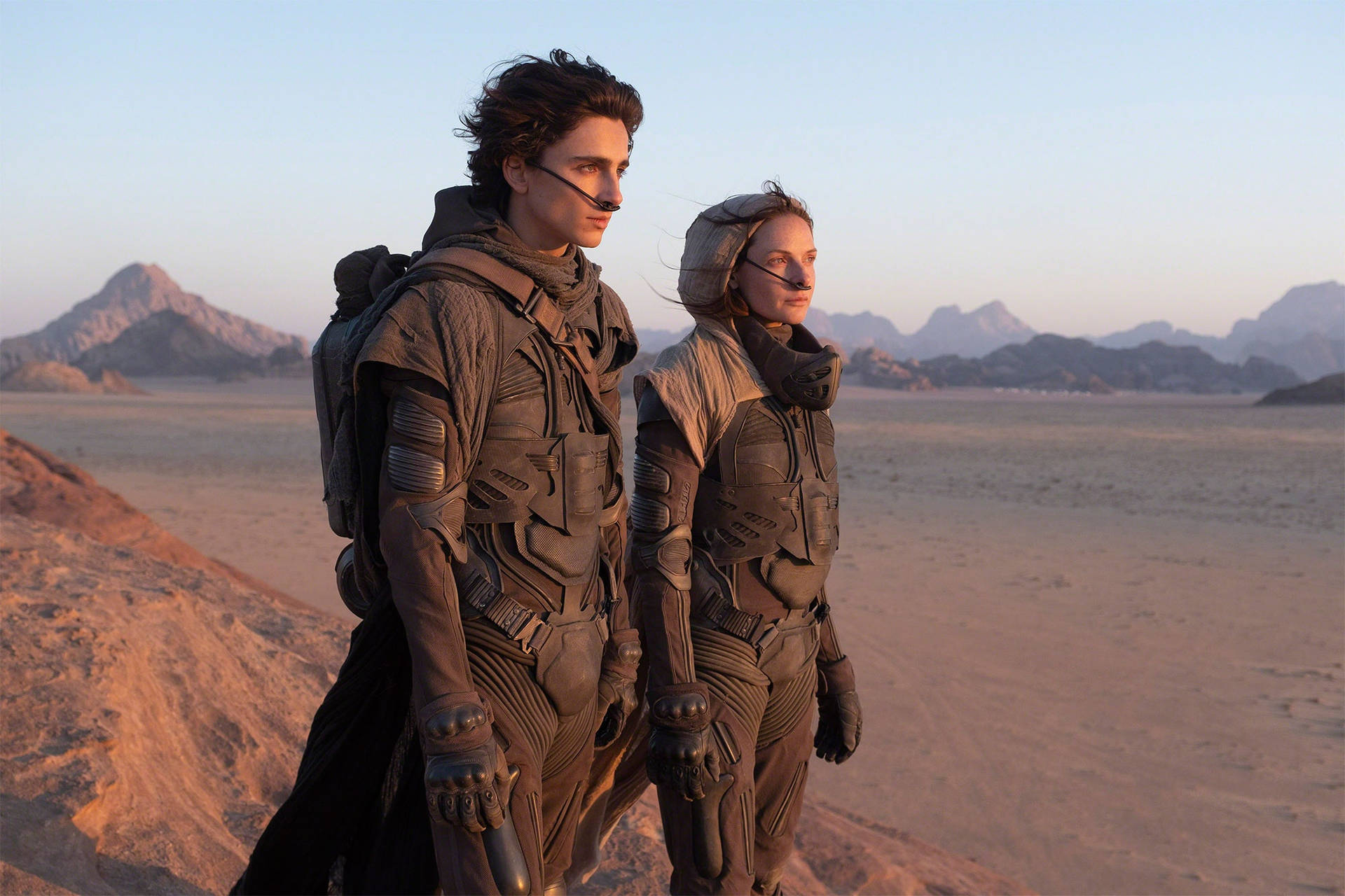 Paul And Lady Jessice From Dune 2021 Wallpaper