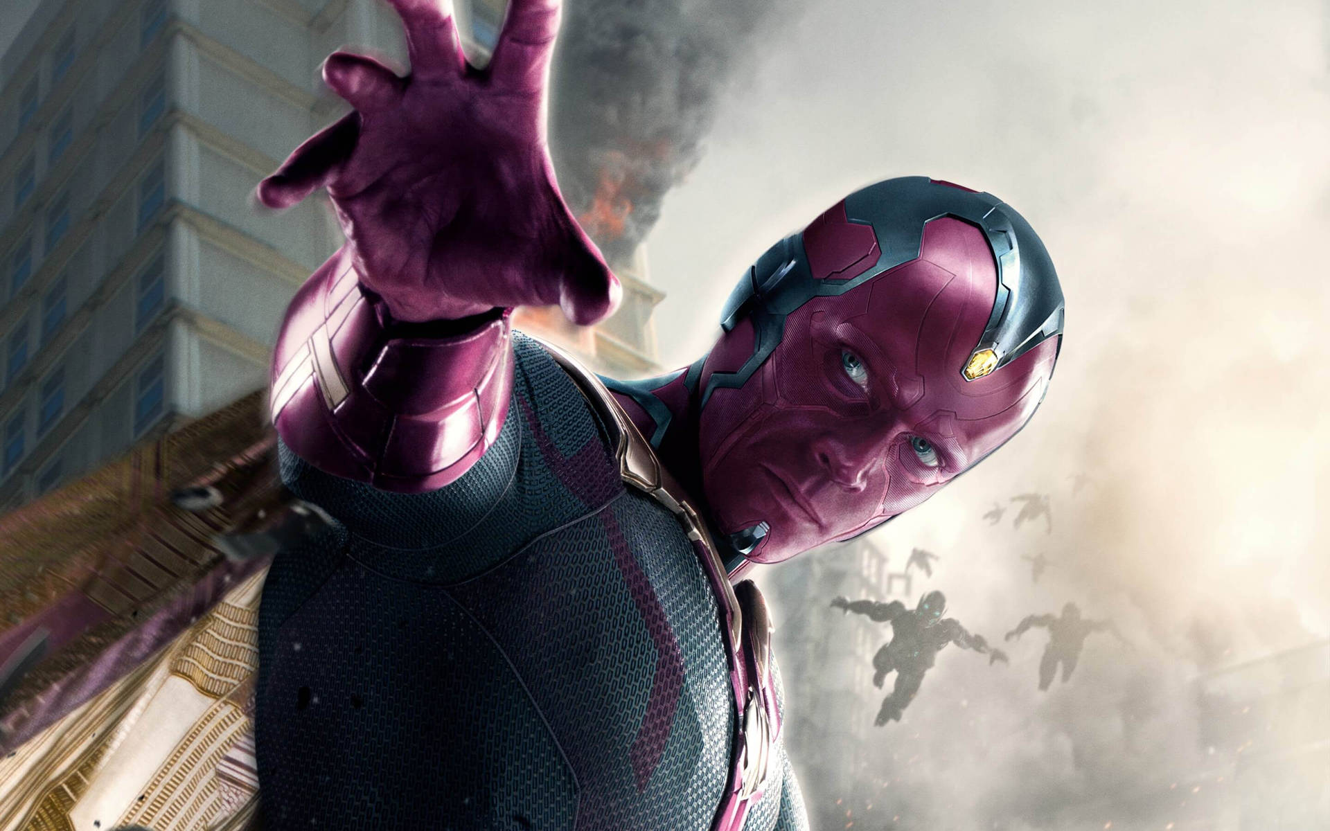 Paul Bettany Vision Im Marvel Cinematic Universe. Wallpaper