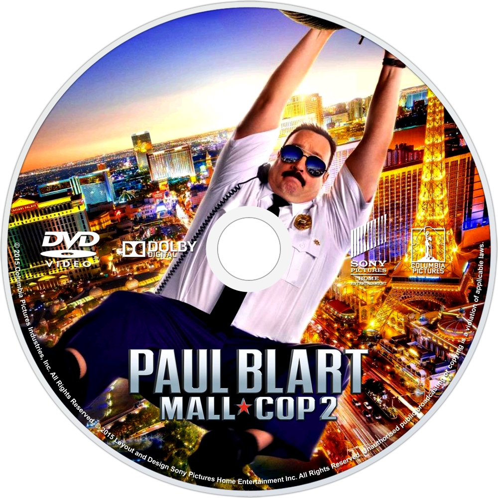 Paul Blart Mall Cop2 D V D Cover PNG