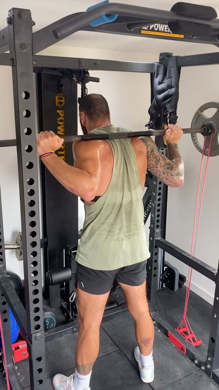 Paul Craig Lifting Weights Background