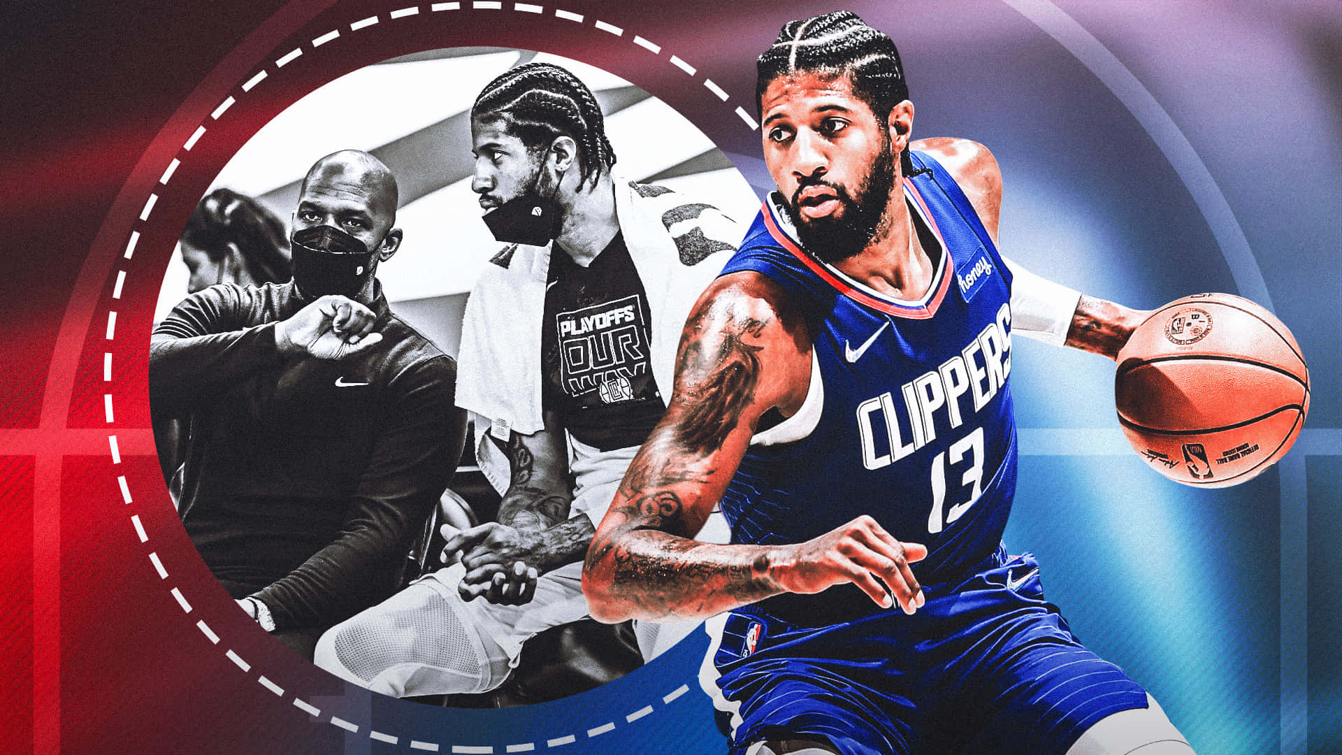 Paul George Clippers All Star Wallpaper