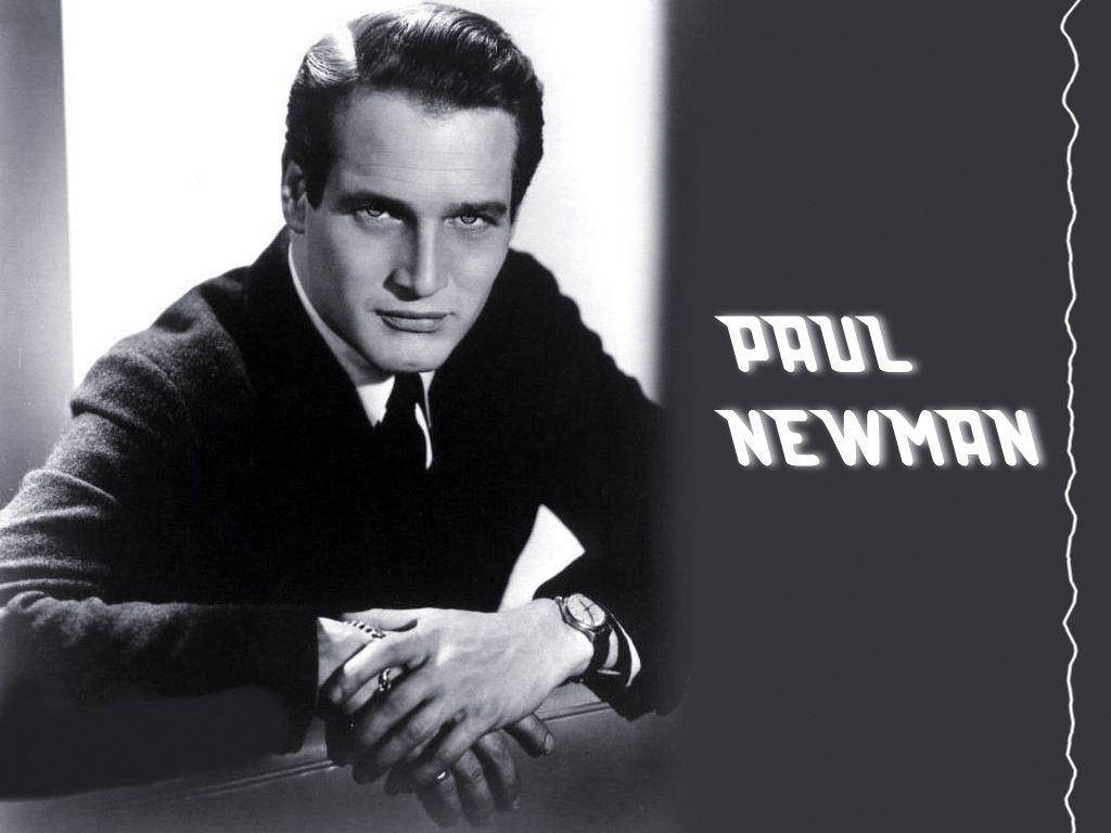 Paul Newman Klassisk Portræt Wallpaper