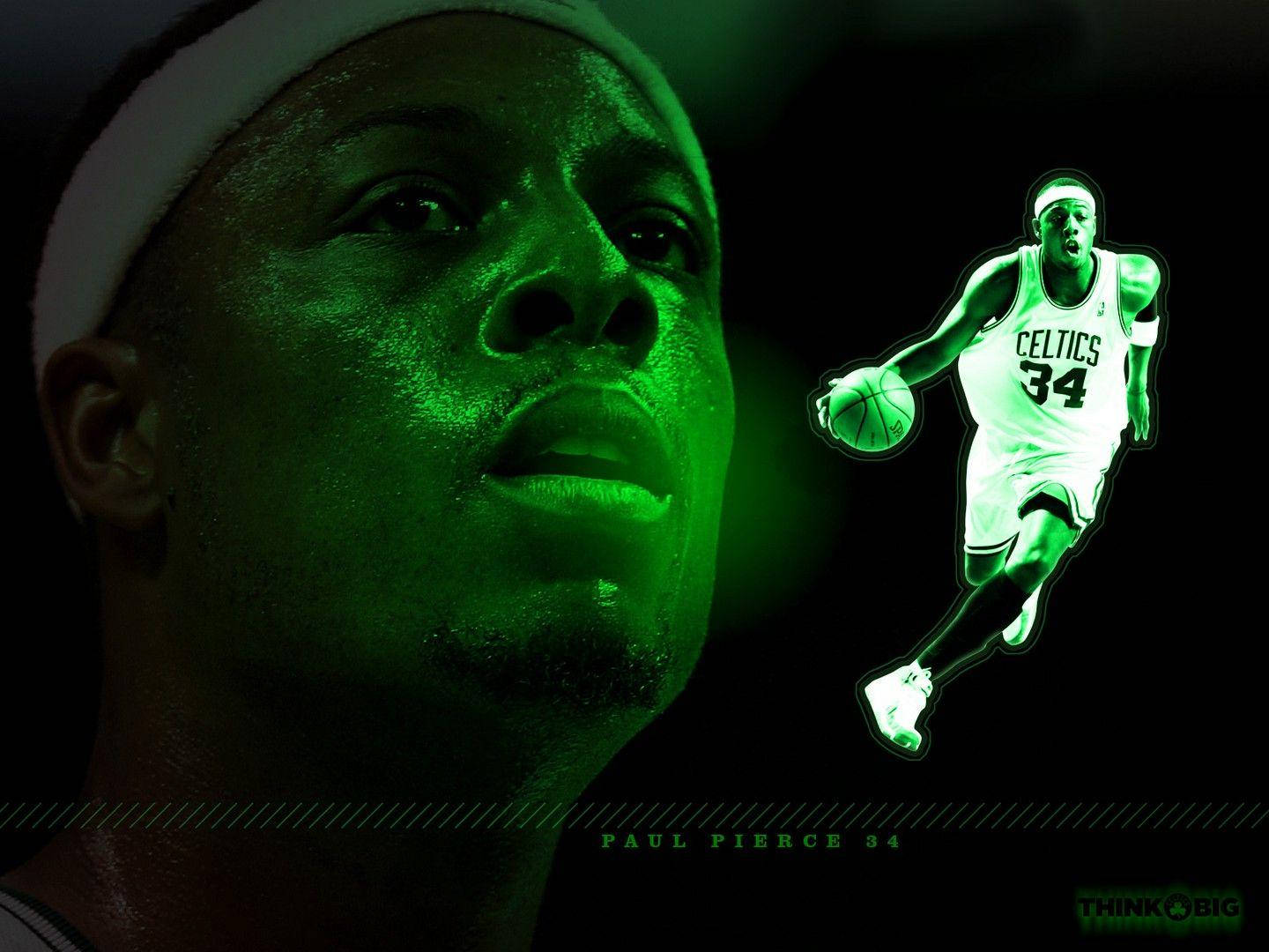 Paul Pierce Playing With Face Close-up Wallpaper