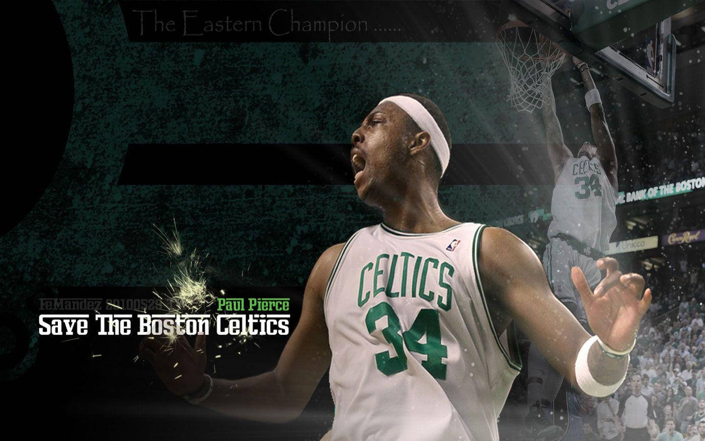 Paul Pierce Redder Boston Celtics Wallpaper Wallpaper