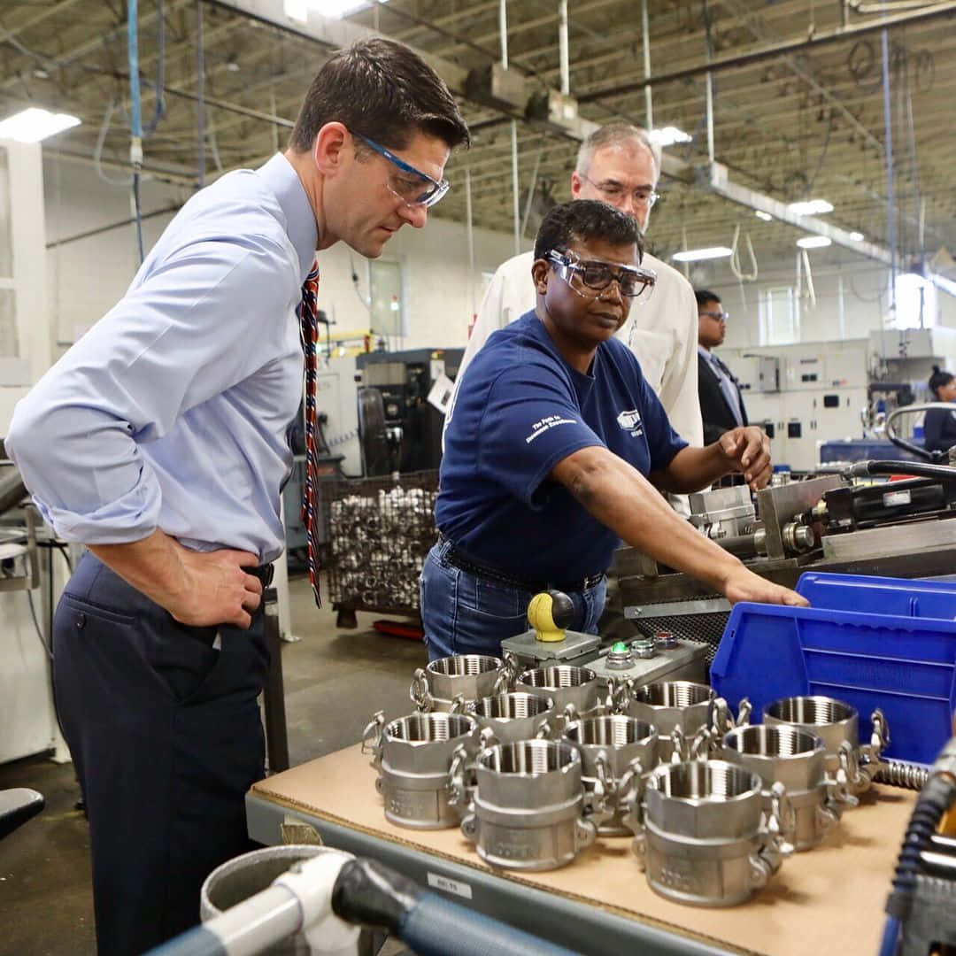 Paul Ryan In Manufacturing Company Wallpaper