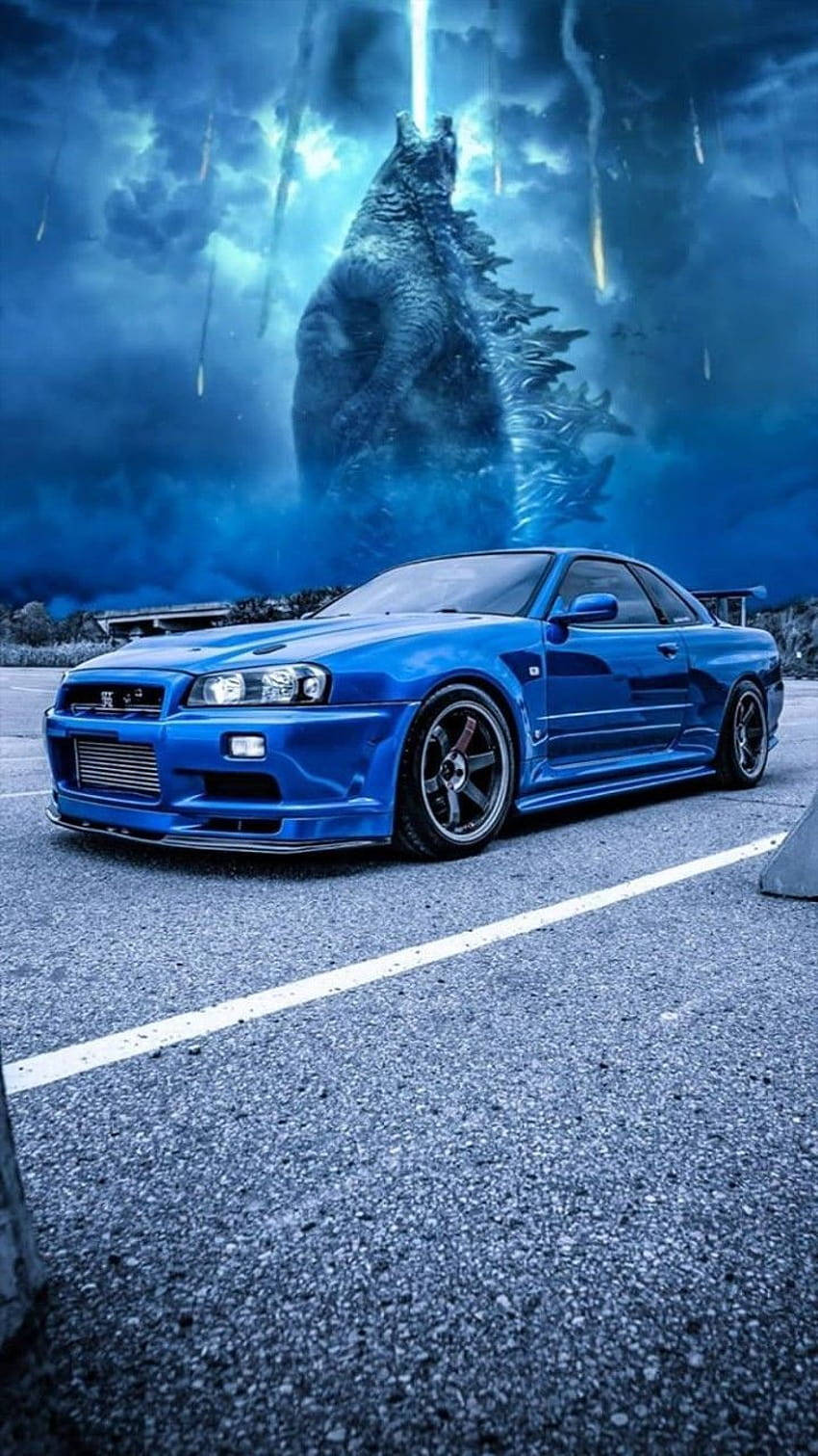 Godzilla GTR-tapeter HD Wallpaper
