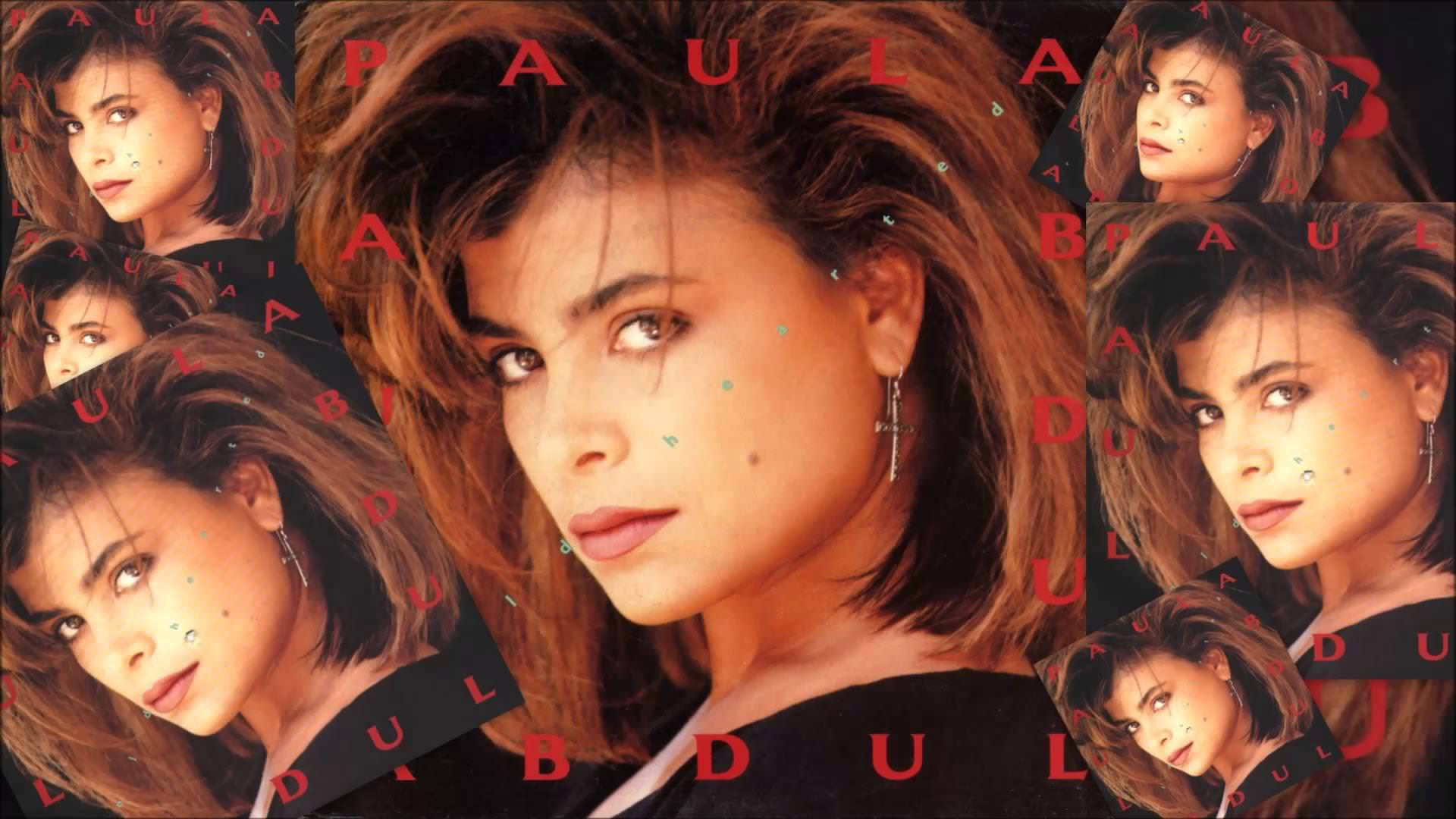 Paula Abdul Cold Hearted Collage Background