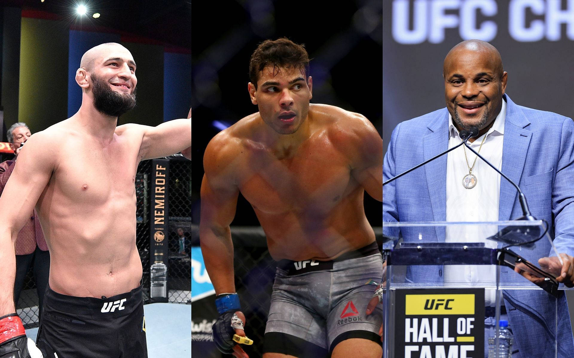 Paulo Costa og MMA-kæmpere er lykkelige, da Derek Brunson besejrer Kevin Holland Wallpaper