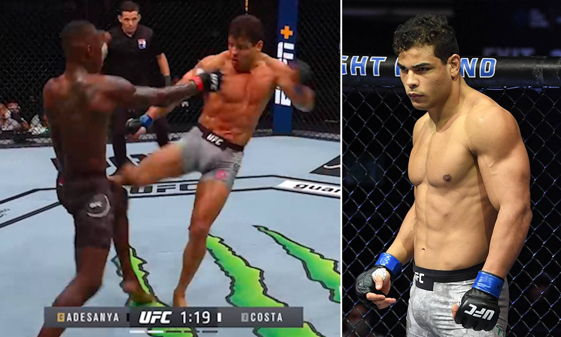 Paulo Costa mod Israel Adesanya kickstarter UFC 253. Wallpaper