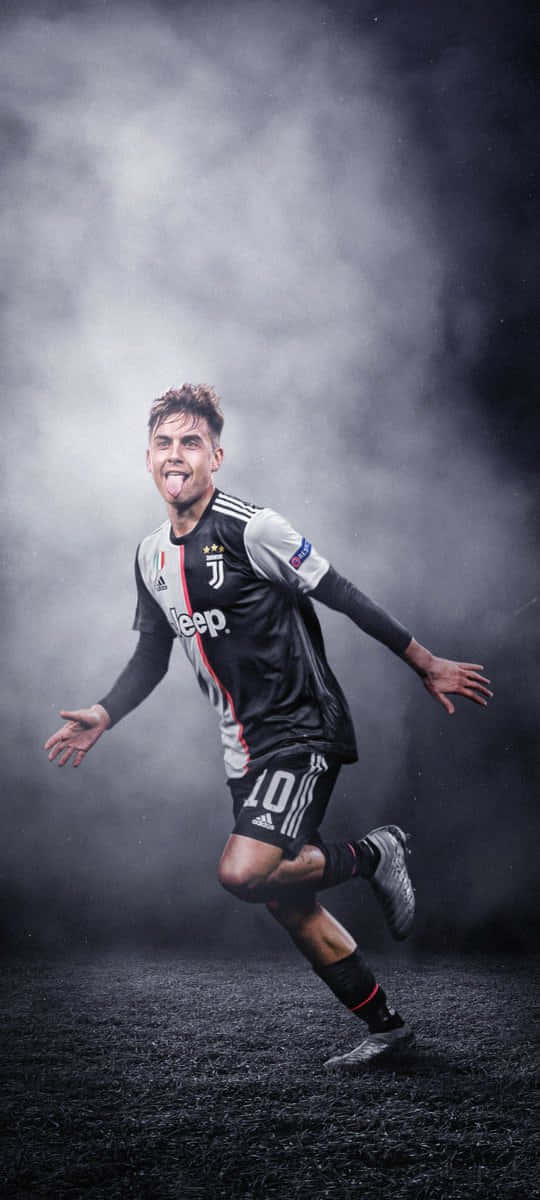 Paulo Dybala Demonstrating Control On The Ball During A Match Wallpaper