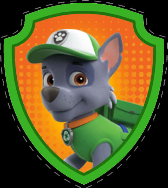Paw Patrol Character Rocky PNG