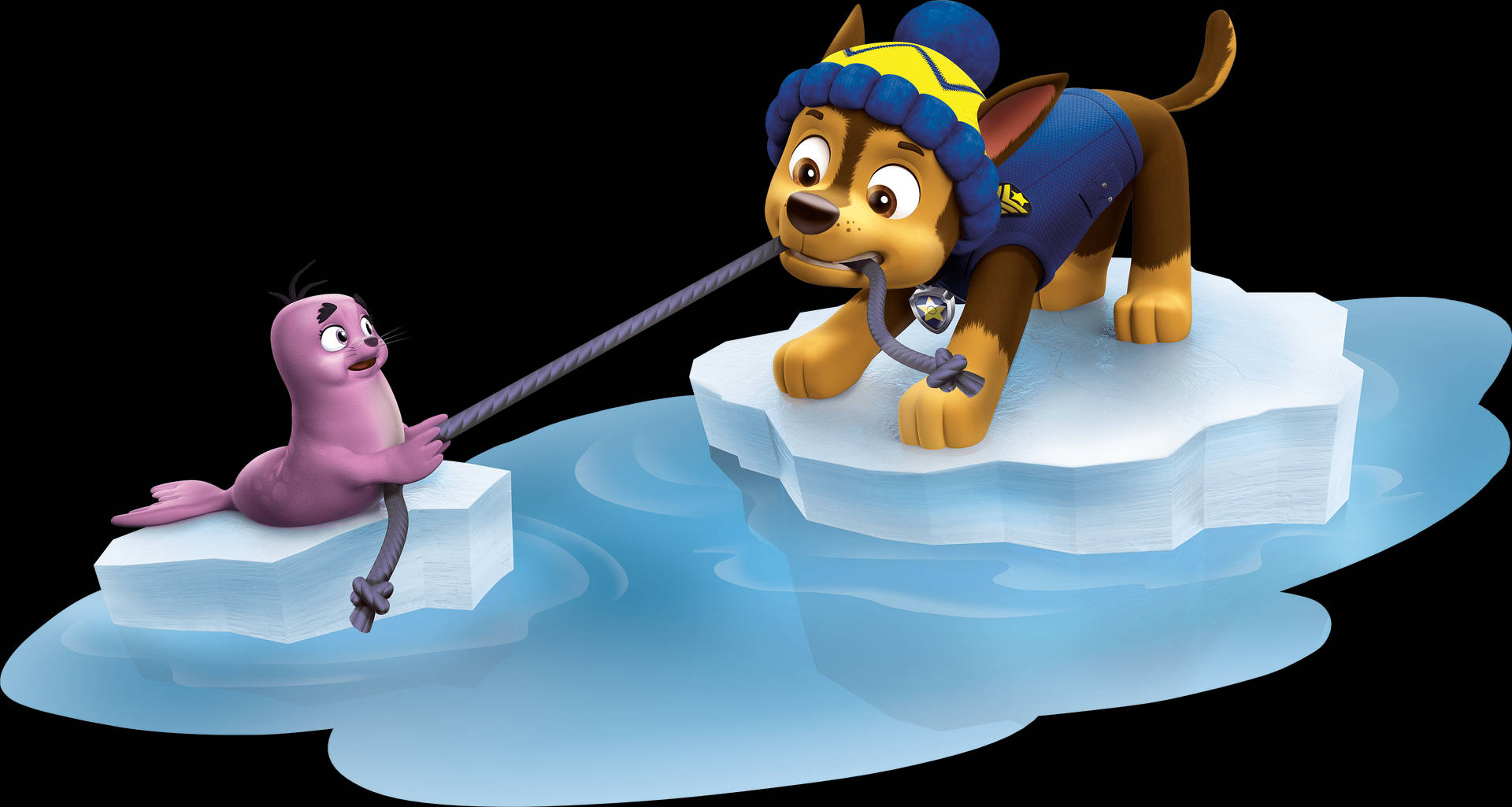 Paw Patrol Chase And Seal Wallpaper