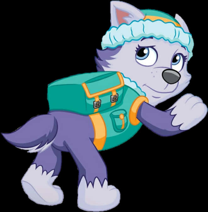 Paw Patrol Everest Character PNG