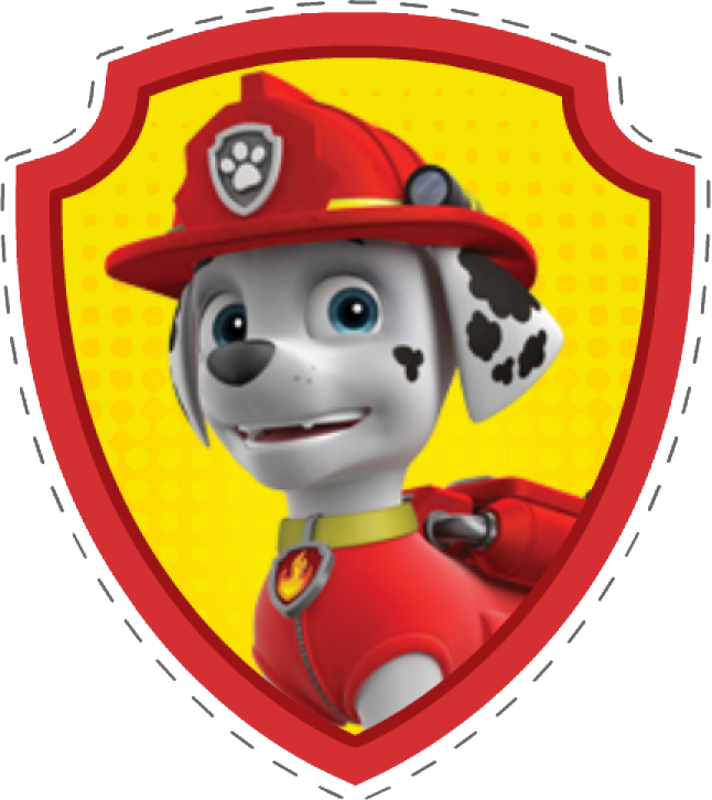 Paw Patrol Fire Pup Emblem PNG