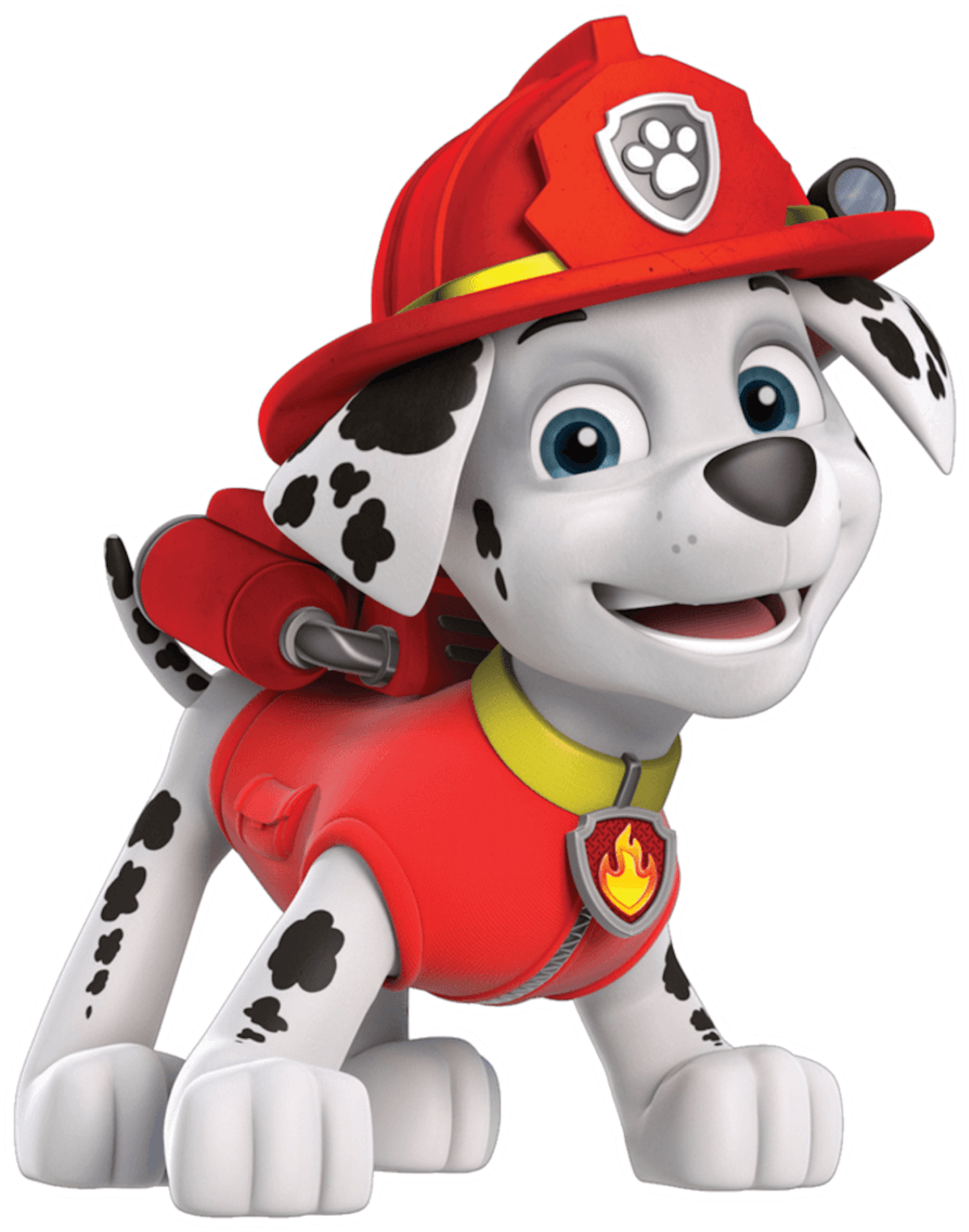 Paw Patrol Marshall Firefighter Pup PNG