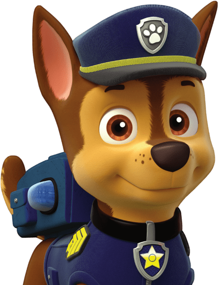 Download Paw Patrol Police Pup Portrait | Wallpapers.com