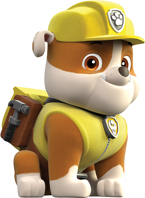 Paw Patrol Rubble Clipart PNG