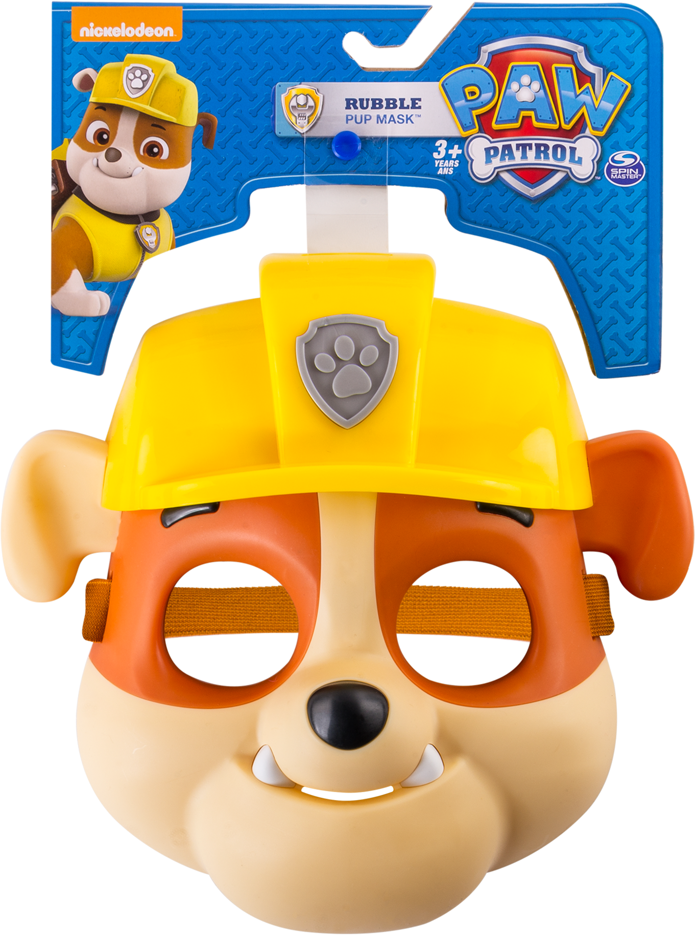 Paw Patrol Rubble Pup Mask Toy PNG