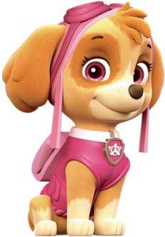 Paw Patrol Skye Character Pose PNG