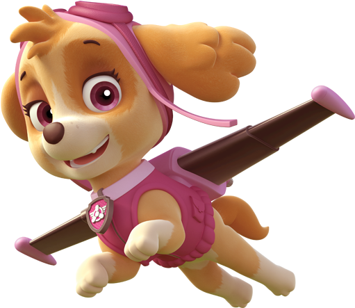 Paw Patrol Skye Flying PNG