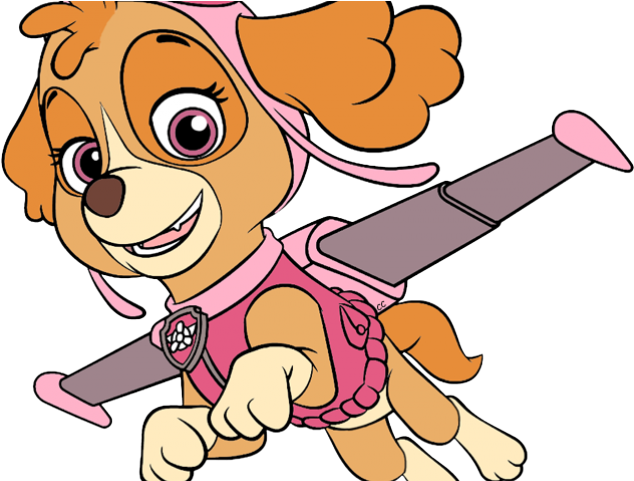 Paw Patrol Skye Flying PNG