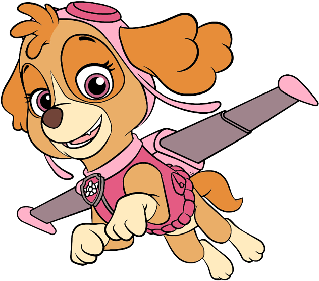 Paw Patrol Skye Flying PNG