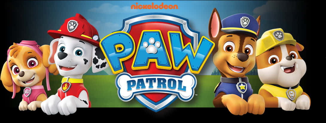 Paw Patrol Team Banner PNG