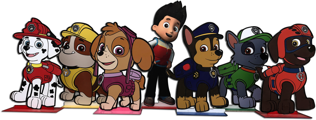 Paw Patrol Team Clipart PNG