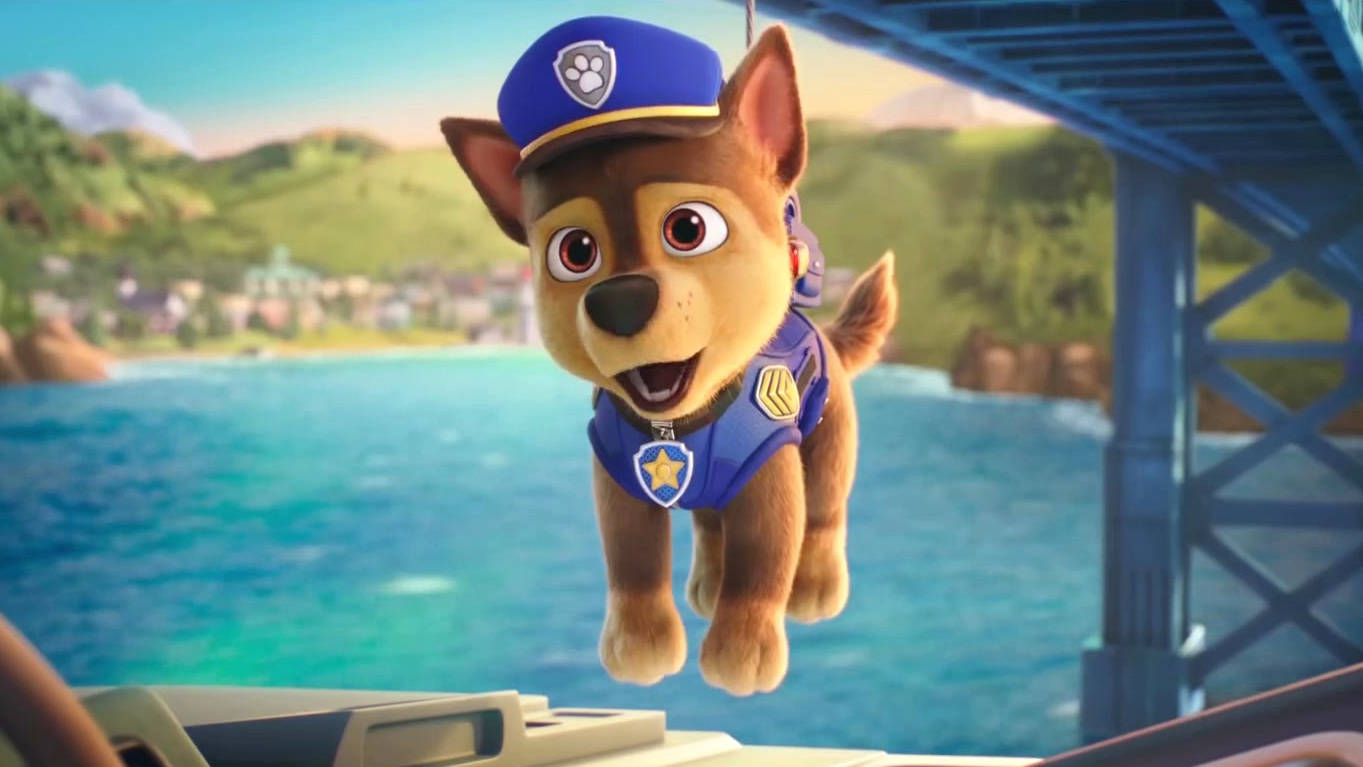 Paw Patrol The Movie Chase Scene Wallpaper