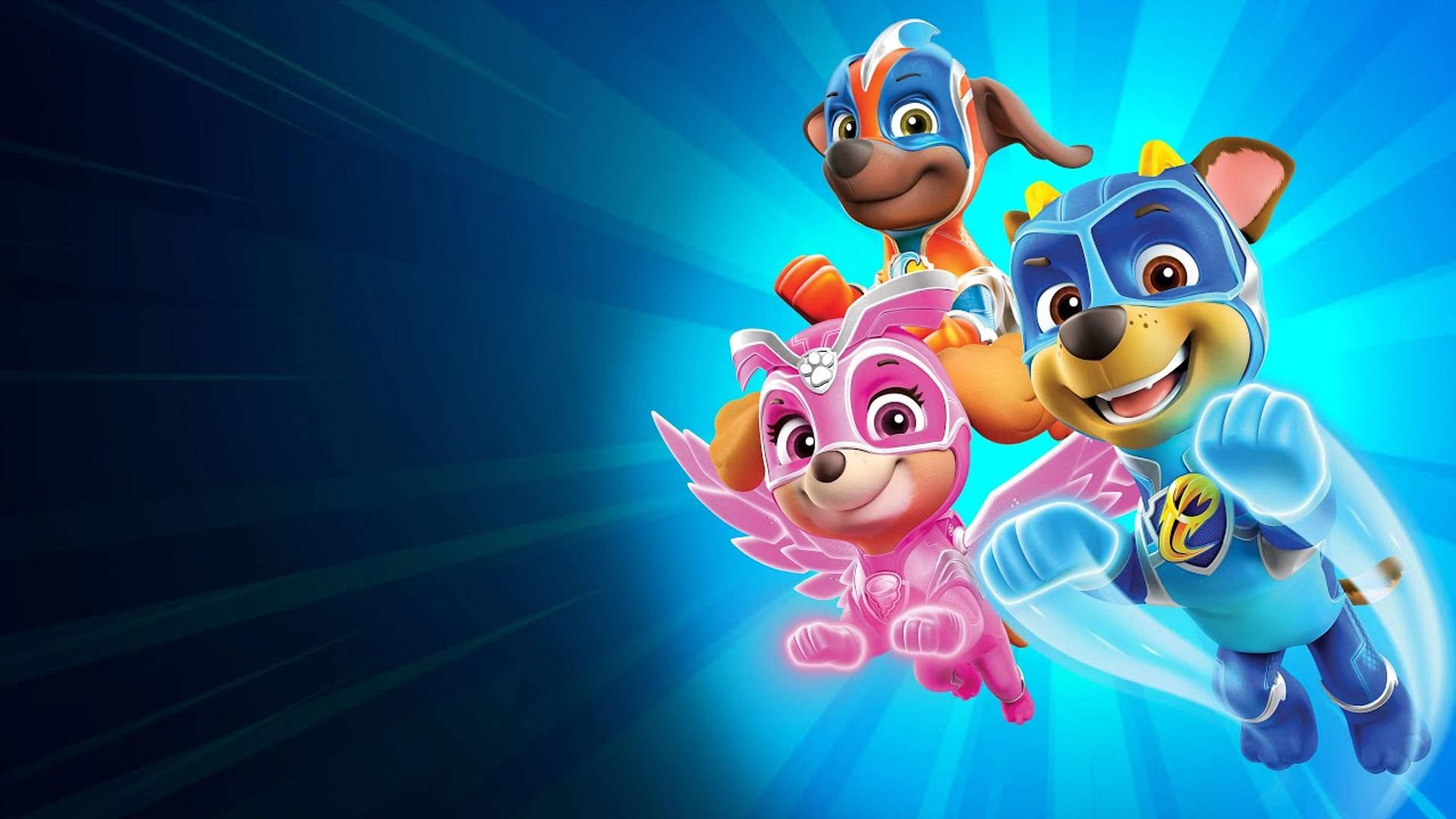 Paw Patrol The Movie Mighty Pups Wallpaper