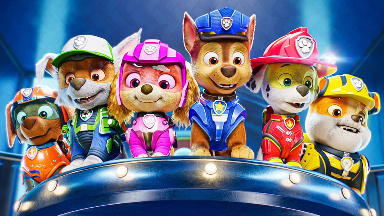 Paw Patrol The Movie Overseeing Pups Wallpaper