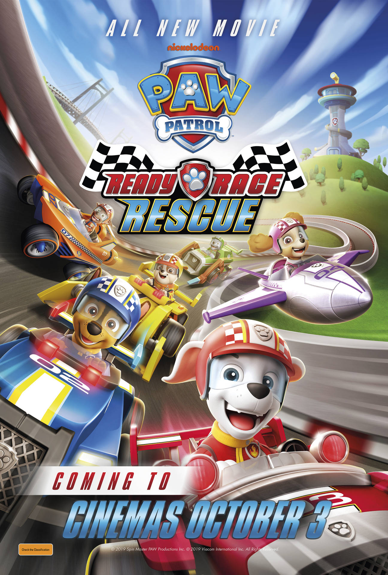 Paw Patrol The Movie Ready Race Rescue Wallpaper