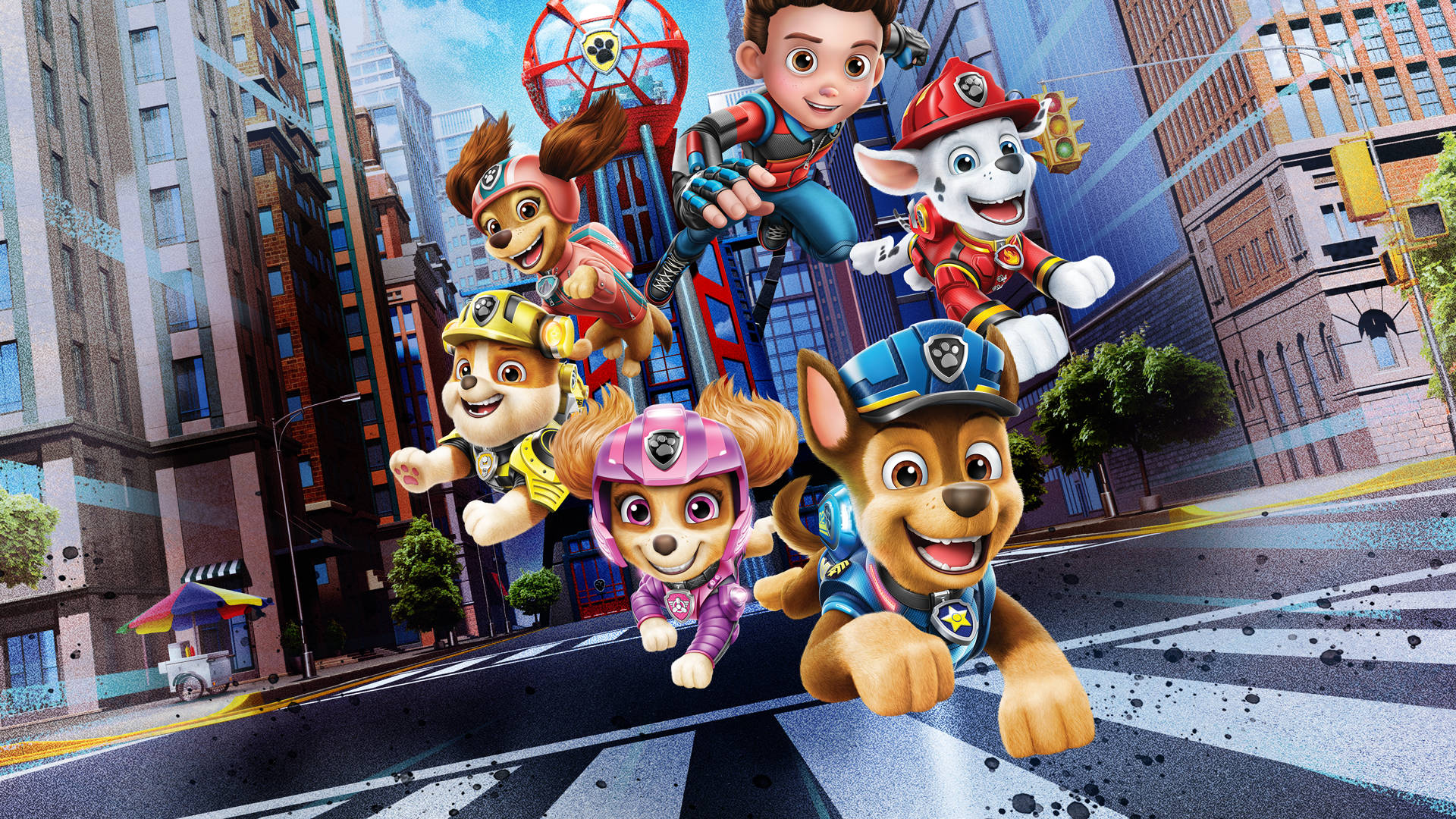 Paw Patrol The Movie Rushing Out Wallpaper