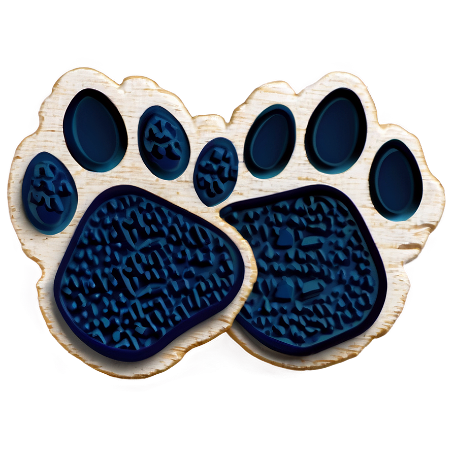 Paw Print Stamp Png 06242024 PNG