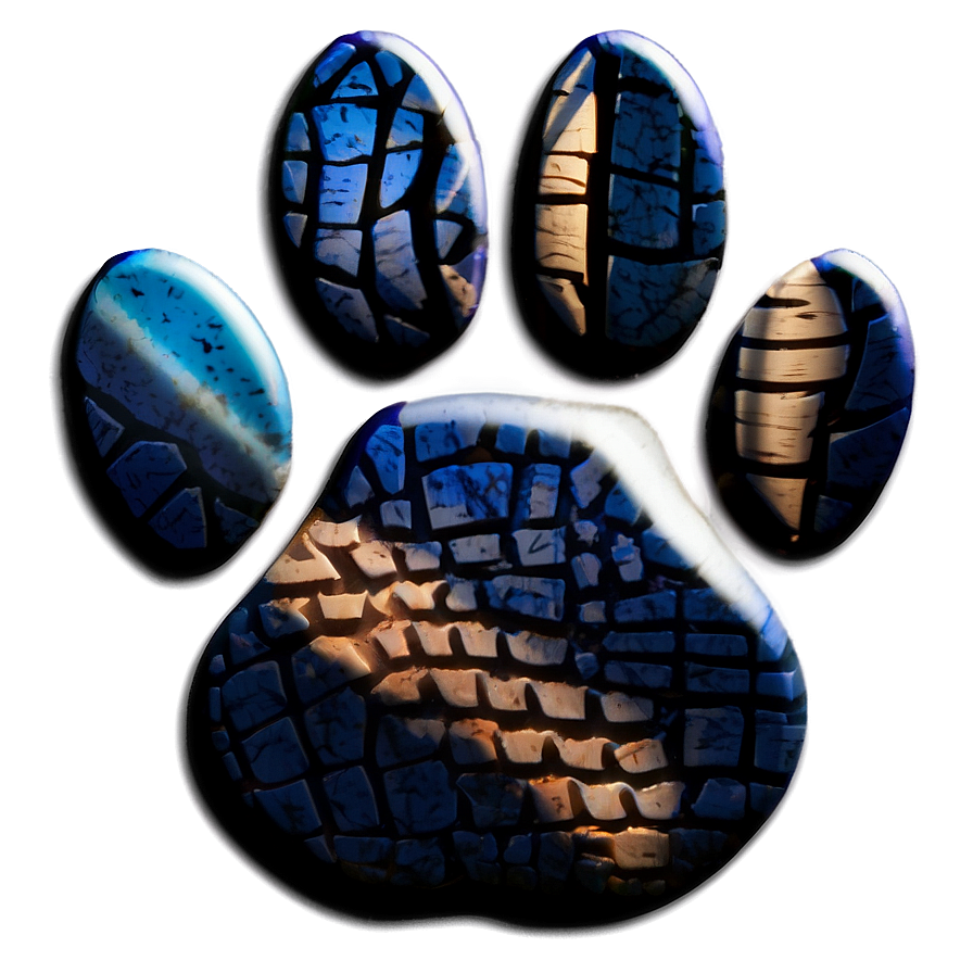 Paw Print With Claws Png Gkj PNG