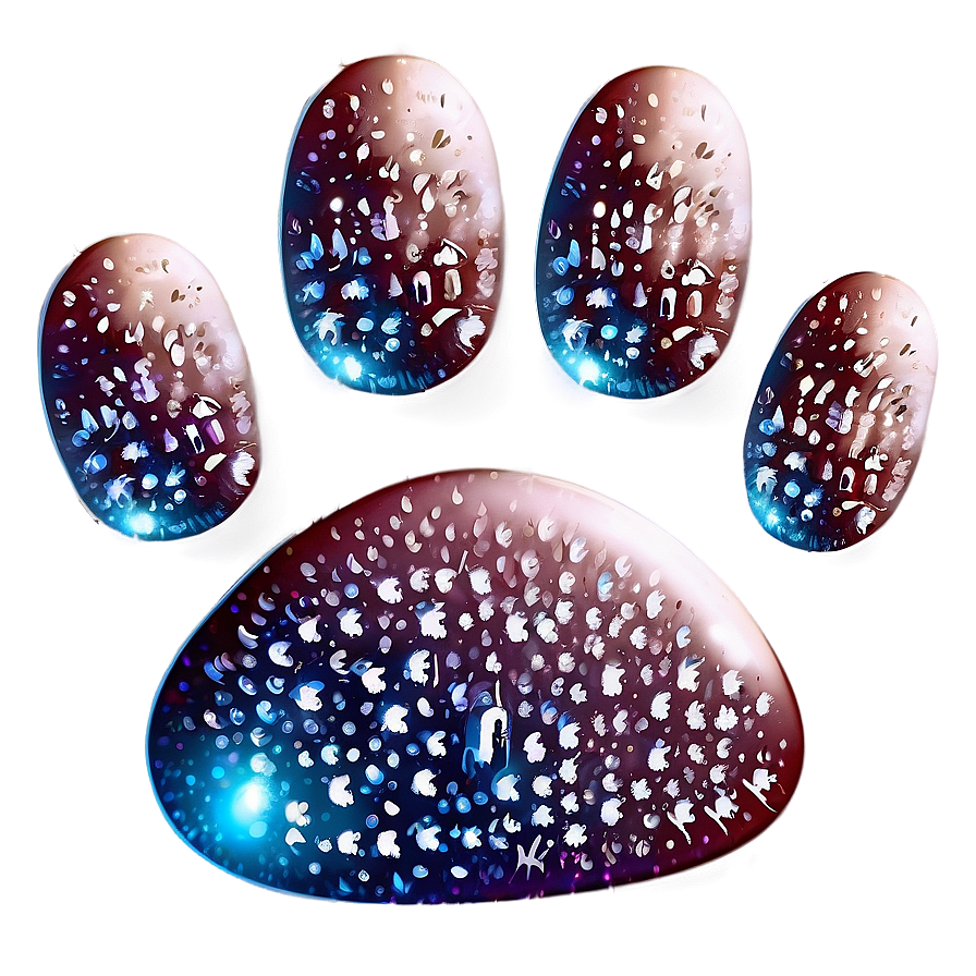 Paw Print With Sparkles Png 99 PNG