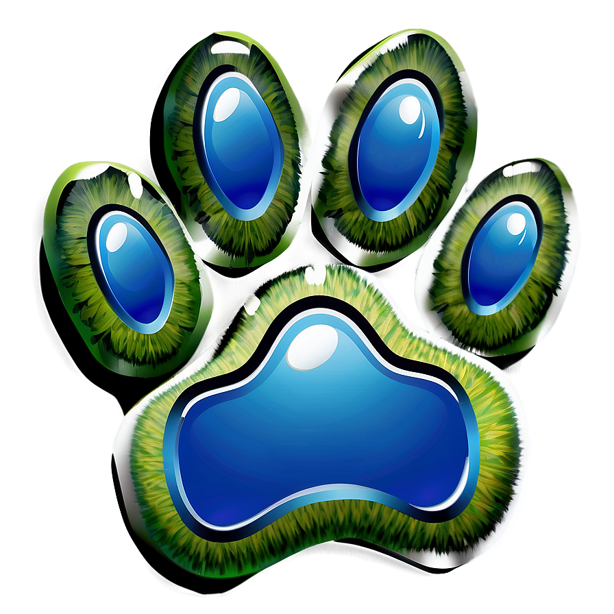 Paw Print With Text Png Mmc74 PNG