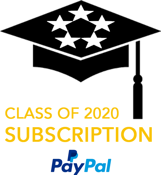 Pay Pal Classof2020 Subscription Graphic PNG