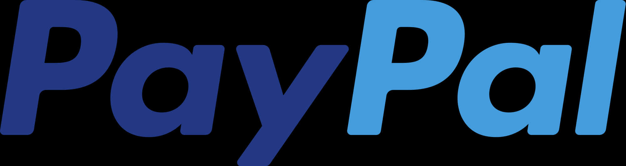 Pay Pal Logo Blue Background PNG