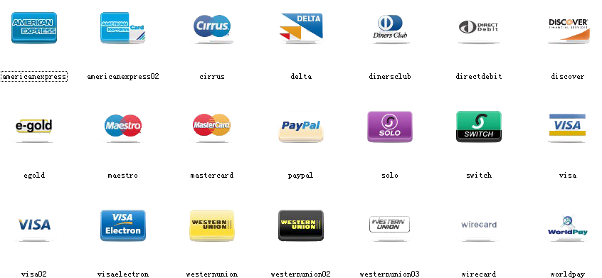 Payment Method Logos Collection PNG