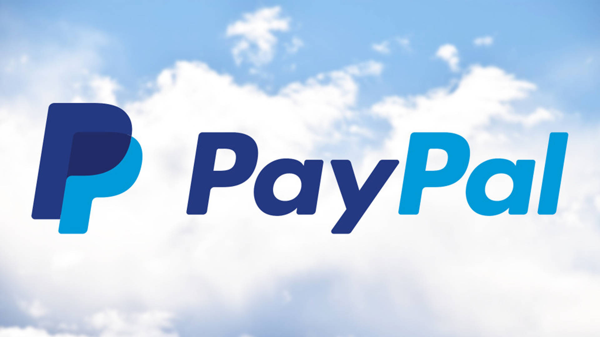 Paypal Logo With Clouds Wallpaper