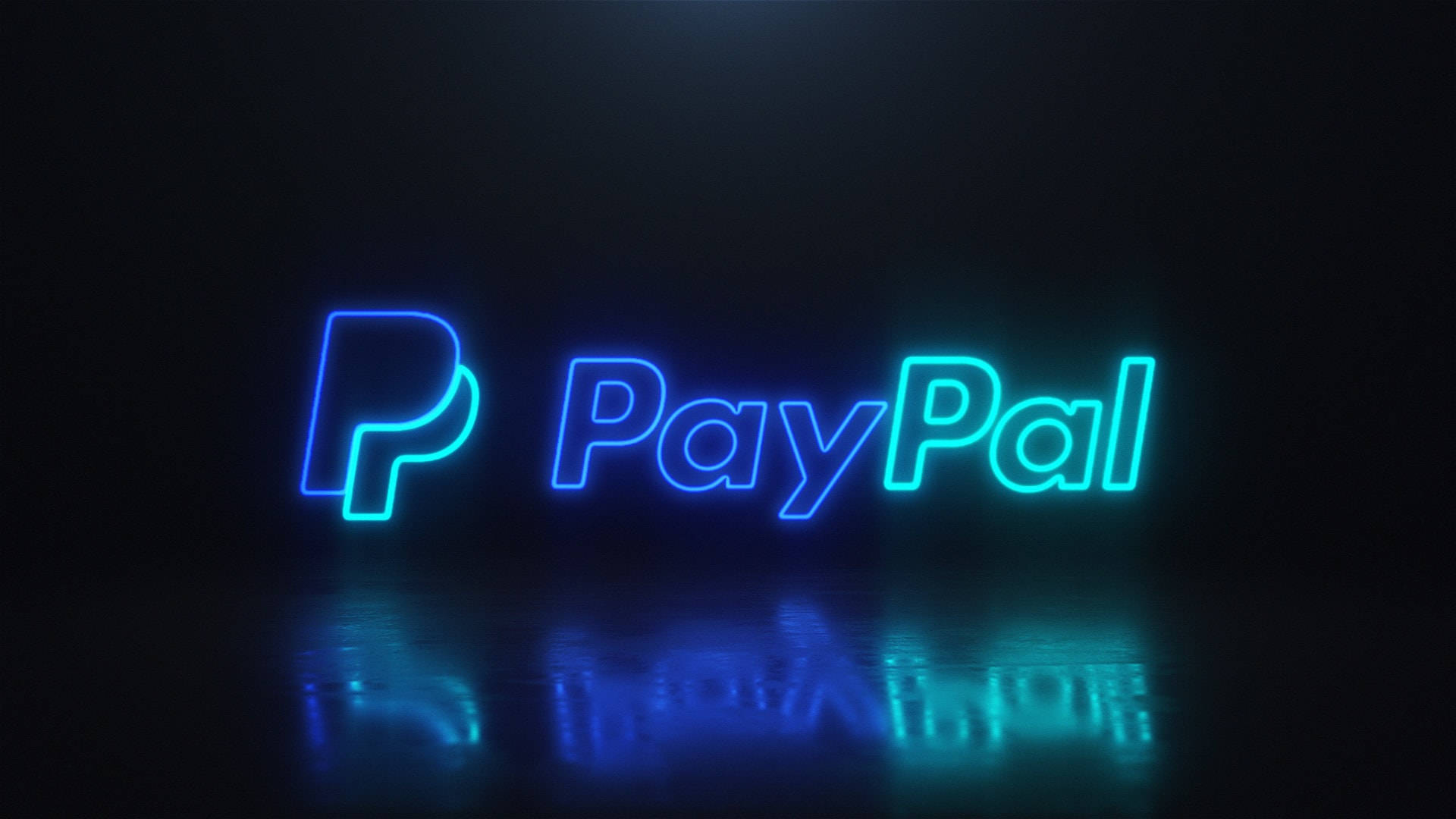 Paypal Neon Light Sign Wallpaper