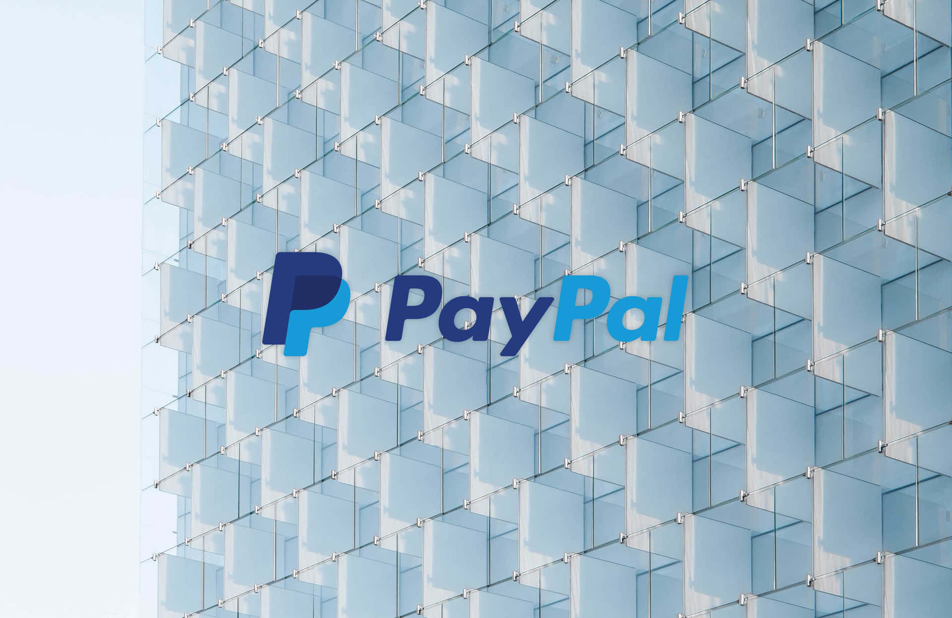 Paypallogo An Einem Gebäude