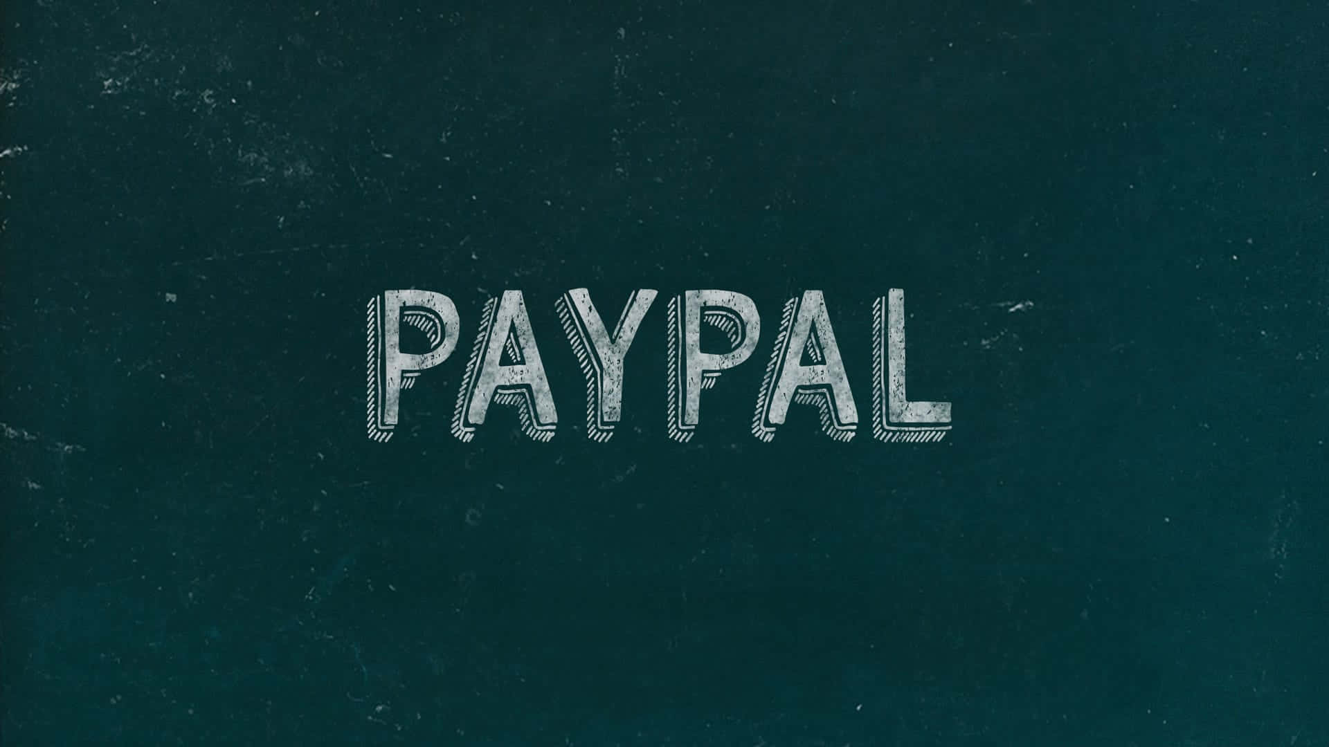 A Black And White Image Of The Word Paypal