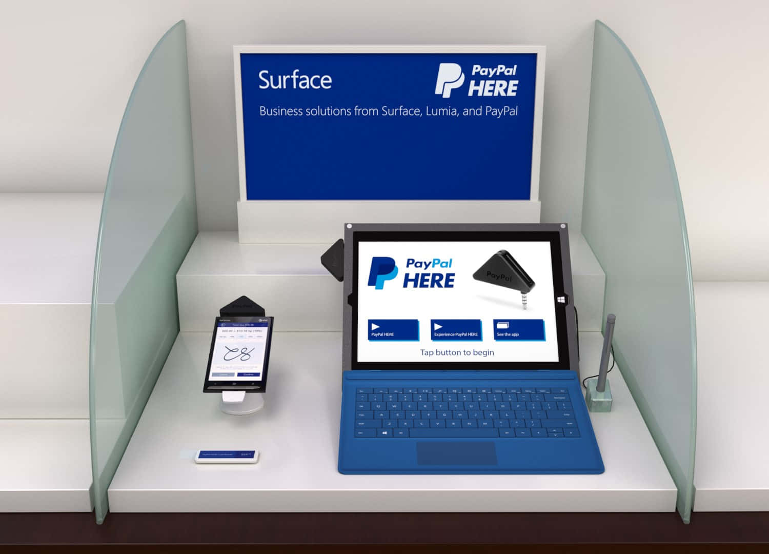Paypal Surface - A Mobile Device And Tablet