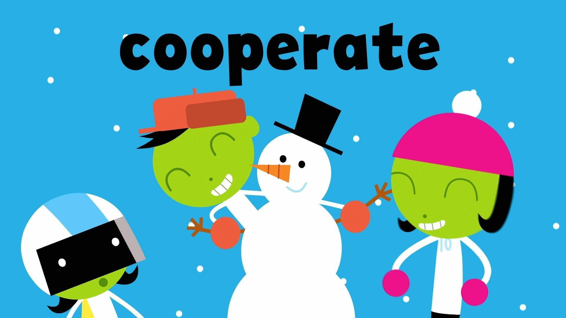 Pbs Kids Cooperate Poster Background