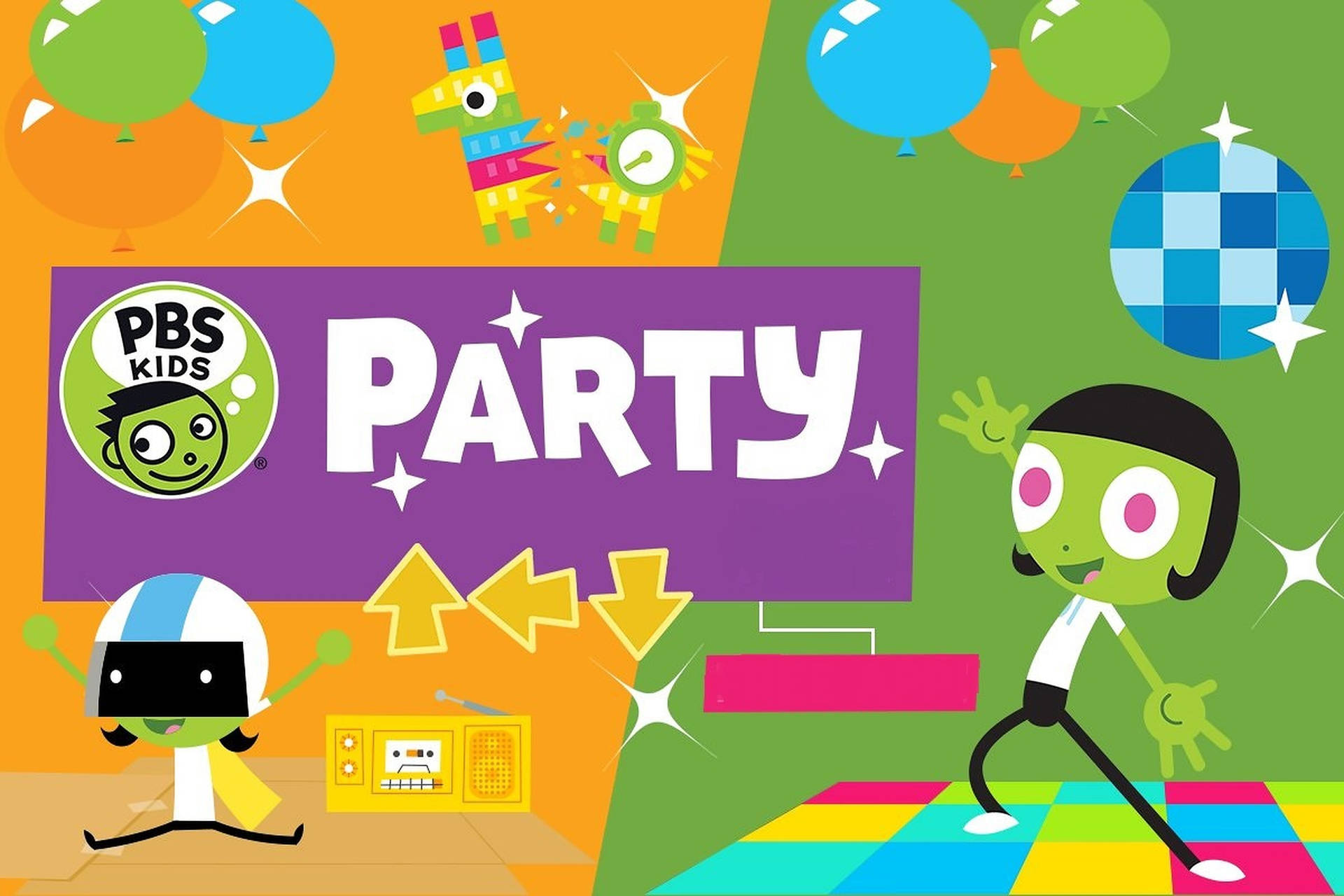 Pbs Kids Party Background