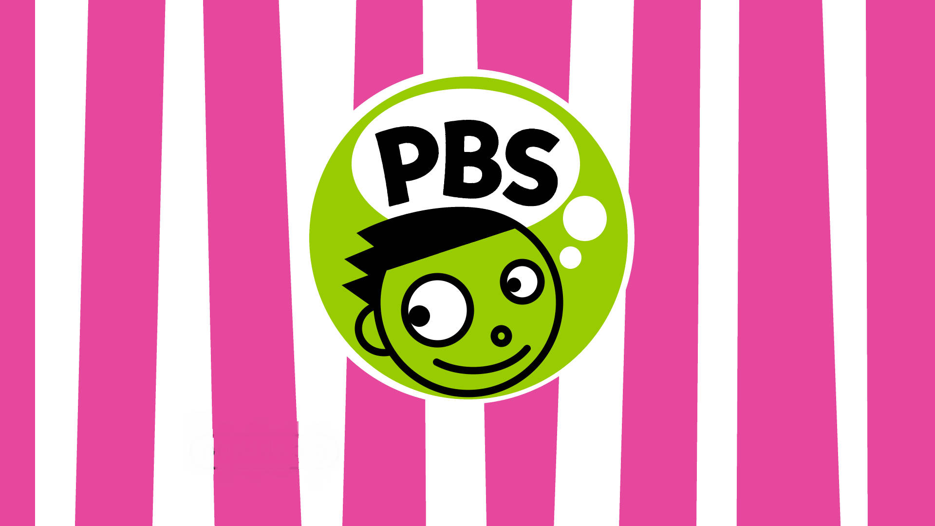 Pbs Kids Pink Stripes Background