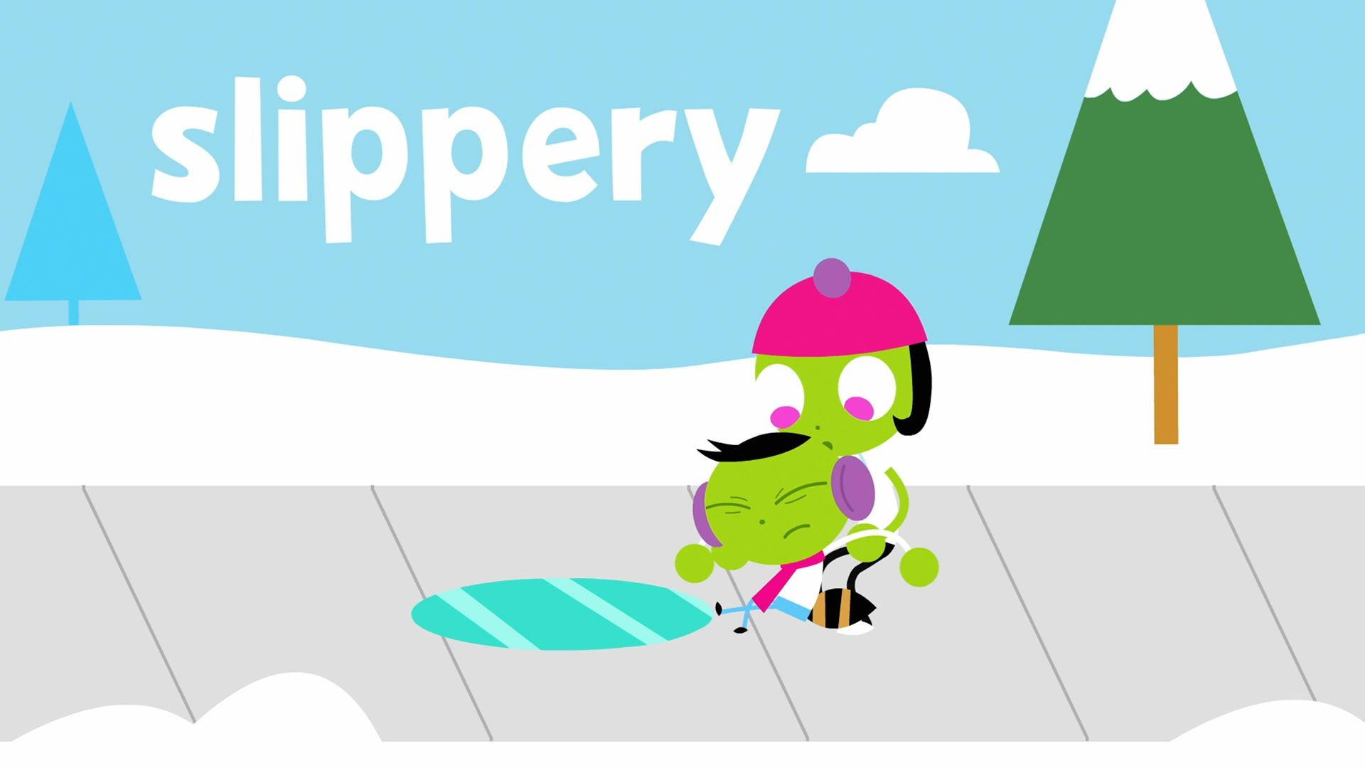 Pbs Kids Slippery Poster Background